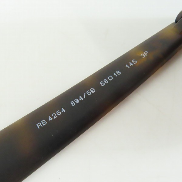 実際に弊社で買取させて頂いたRay-Ban/レイバン CHROMANCE/クロマンス サングラス RB4264 894/6Bの画像 7枚目