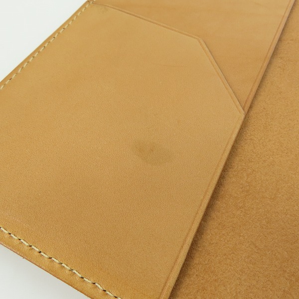 実際に弊社で買取させて頂いた土屋鞄製造所/ツチヤカバン ノートカバー/手帳ケース ブラウンの画像 6枚目