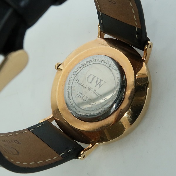 実際に弊社で買取させて頂いたDaniel Wellington/ダニエルウェリントン 腕時計 G36R02【動作未確認】の画像 3枚目