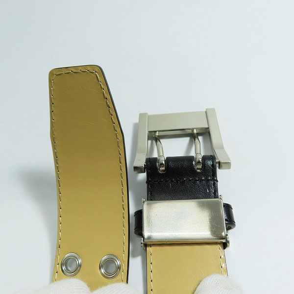 実際に弊社で買取させて頂いたMIZUNO/ミズノ ゴルフ スタッズベルト シルバー/ブラック 2点セット の画像 4枚目