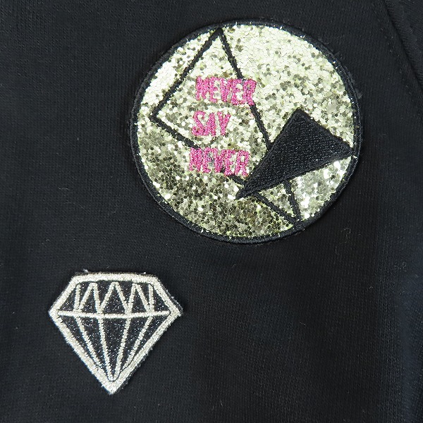 実際に弊社で買取させて頂いた【JPタグ】SAINT LAURENT PARIS/サンローランパリ EVER SAY NEVER/フルジップ パーカー フーディ/454169/Mの画像 3枚目