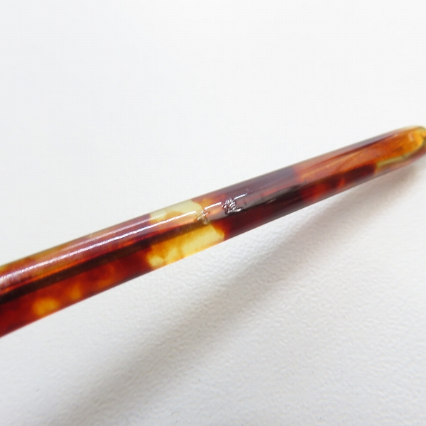 実際に弊社で買取させて頂いた金子眼鏡/カネコガンキョウ 恒眸作 T-245  度入り眼鏡/メガネフレーム アイウェアの画像 5枚目