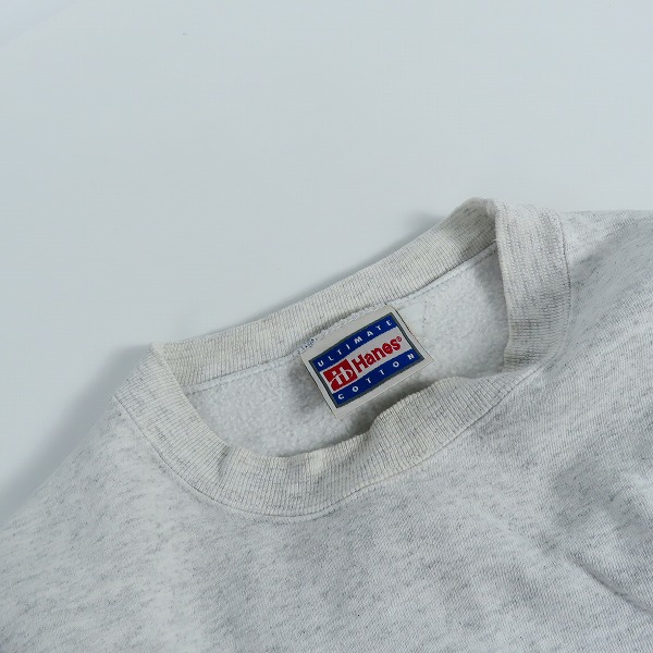 実際に弊社で買取させて頂いたHanes/ヘインズ 90s プリント スウェット 古着 ヴィンテージの画像 4枚目