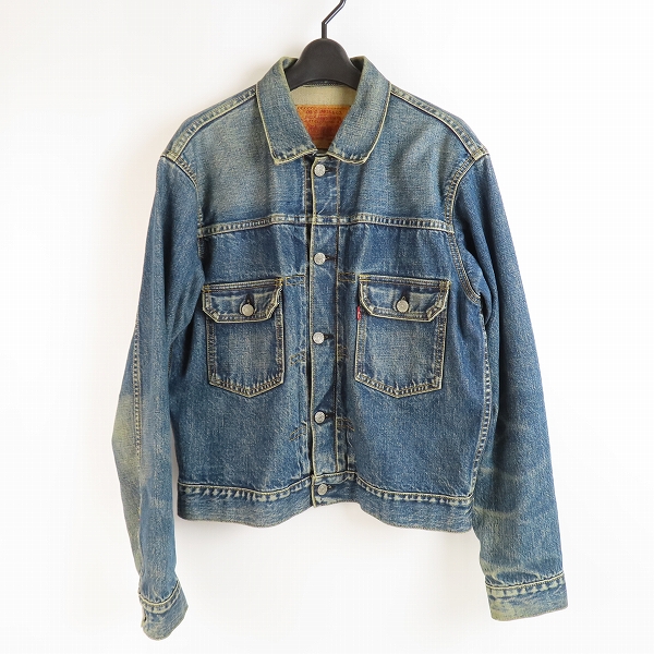 実際に弊社で買取させて頂いたLEVI'S/リーバイス 507 刻印J02 日本製 96年 復刻 2ndモデル デニムジャケット/40