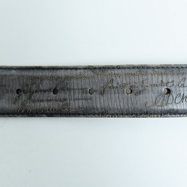 実際に弊社で買取させて頂いたberluti/ベルルッティ カリグラフィー レザーベルト 85 34の画像 3枚目