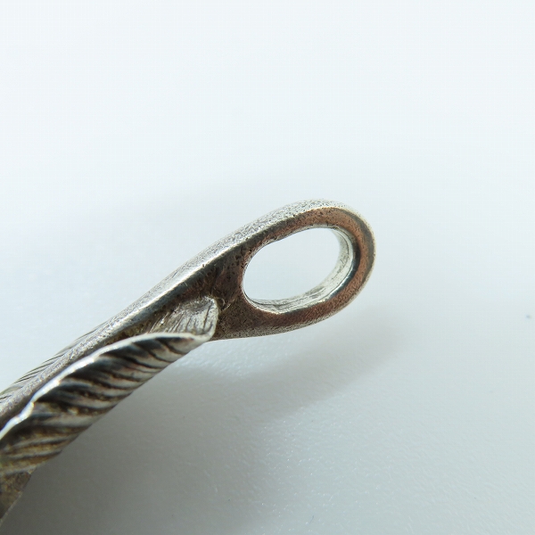 実際に弊社で買取させて頂いたARIZONA FREEDOM/アリゾナフリーダム 金縄 ターコイズ  右向き フェザー ペンダント/トップの画像 6枚目