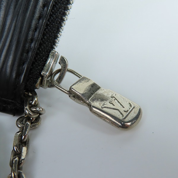 実際に弊社で買取させて頂いたLOUIS VUITTON/ルイ ヴィトン エピ ポシェット クレ コインケース/キーケース M63802の画像 7枚目