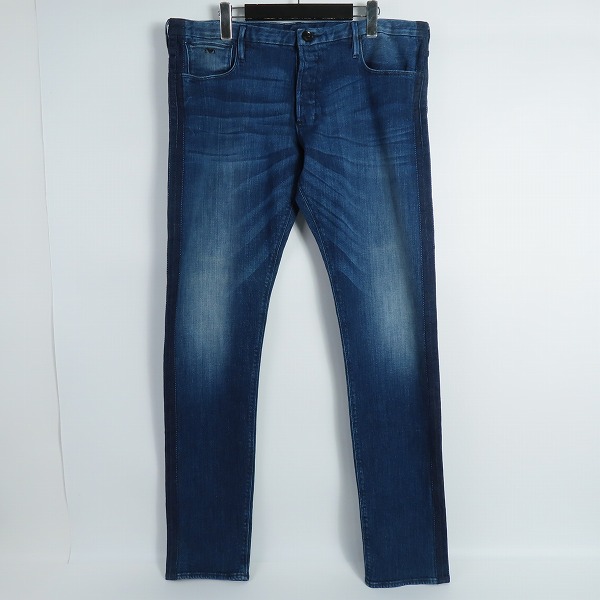 実際に弊社で買取させて頂いたEMPORIO ARMANI/エンポリオアルマーニ ウォッシュ加工 デニムパンツ 3Z1J00 1DFBZ/36