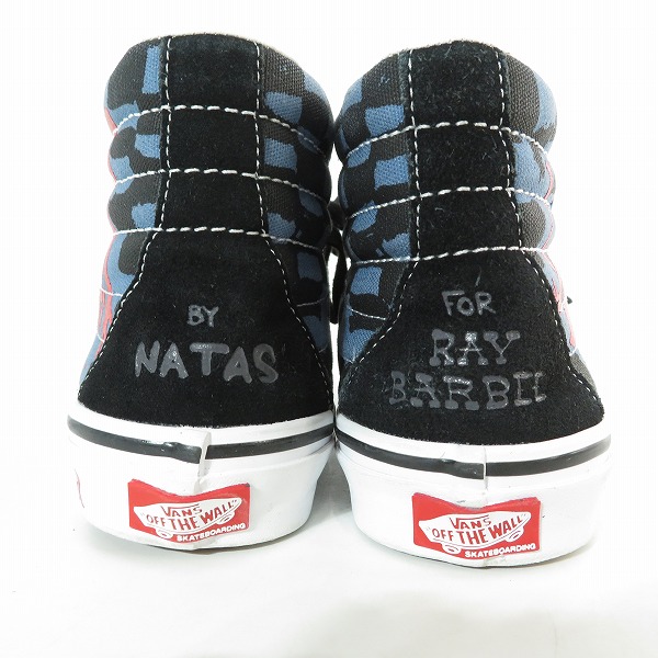 実際に弊社で買取させて頂いたVANS×KROOKED/バンズ×クルキッド SKATE SK8-HI Ray Barbee Natas スニーカー 500714/25の画像 1枚目