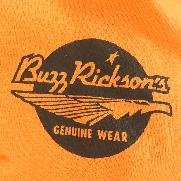 実際に弊社で買取させて頂いた【未使用】BUZZ RICKSON'S×PEANUTS /バズリクソンズ×ピーナッツ スヌーピー 半袖 Tシャツ/Lの画像 5枚目