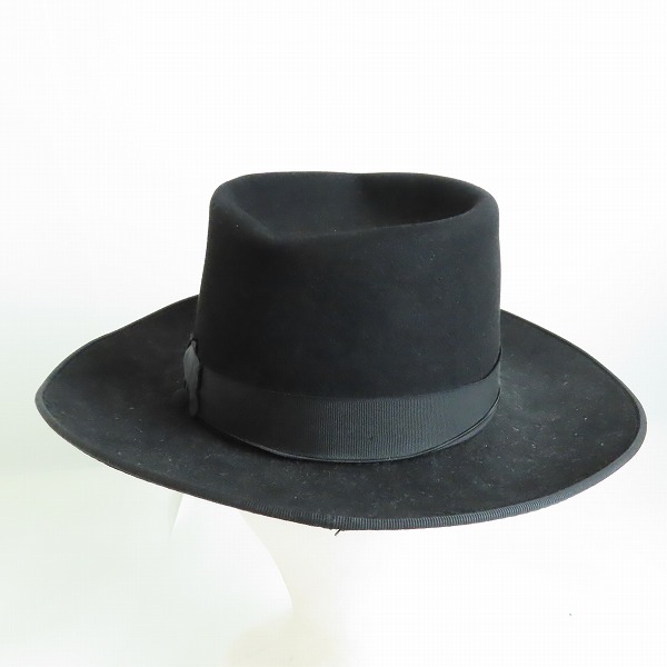 実際に弊社で買取させて頂いたBorsalino/ボルサリーノ フェルトハット ブラックの画像 3枚目