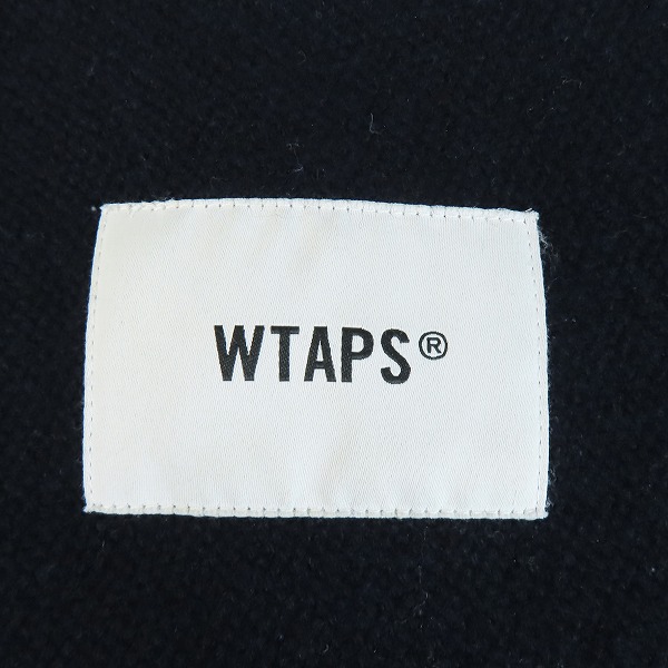実際に弊社で買取させて頂いたWTAPS/ダブルタップス WCPO 01 JACKET WONY MELTON/ウール メルトンジャケット 212WVDT-JKM01/01の画像 3枚目