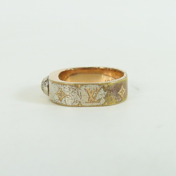 実際に弊社で買取させて頂いたLOUIS VUITTON/ルイヴィトン ナノグラム リング/指輪 M00214/M/12.5号の画像 2枚目