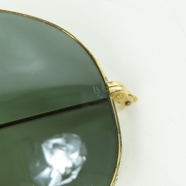 実際に弊社で買取させて頂いたRay-Ban/レイバン B&L/ボシュロム社製 ティアドロップ型 アイウェア/サングラス ゴールドの画像 6枚目