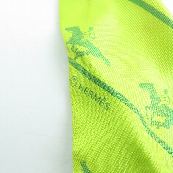 実際に弊社で買取させて頂いたHERMES/エルメス Le ALLURE/レ・アリュール ツイリー リボンスカーフの画像 4枚目