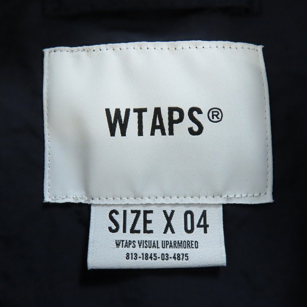 実際に弊社で買取させて頂いたWTAPS/ダブルタップス 23SS PITCH/JACKET/NYLON.TUSSAH.LEAGUE ナイロン ピッチ ジャケット 231BRDT-JKM02/04の画像 2枚目