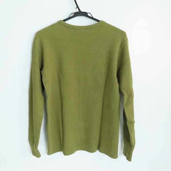 実際に弊社で買取させて頂いたThe REAL McCOY'S/リアルマッコイズ コットン 長袖Tシャツ カーキ系 Mの画像 1枚目