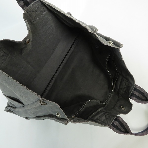 実際に弊社で買取させて頂いたHERMES/エルメス エールライン コットン トートバッグ/ハンドバッグの画像 5枚目