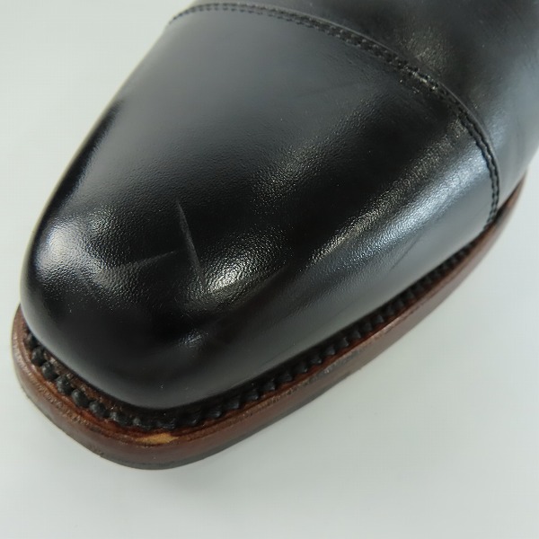 実際に弊社で買取させて頂いたSCOTCH GRAIN/スコッチグレイン インペリアル ストレートチップ ビジネスシューズ ブラック 937/24.5の画像 8枚目