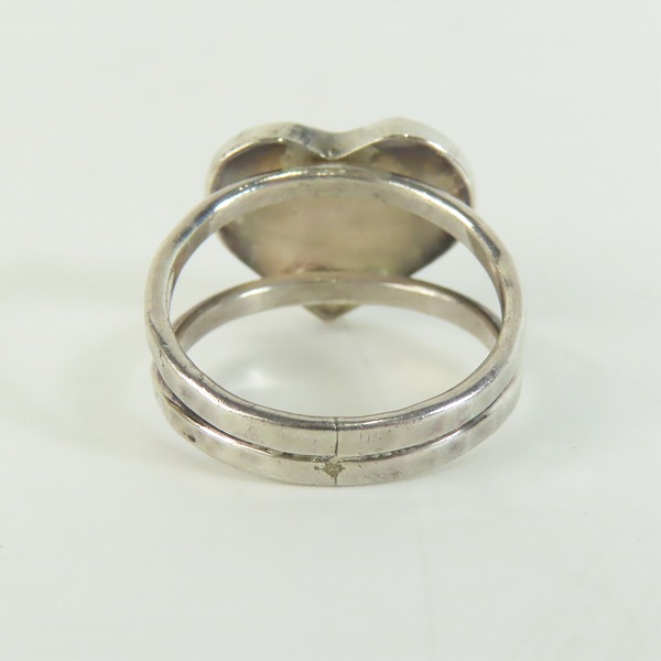 実際に弊社で買取させて頂いた(2)HOLLYWOOD RANCH MARKET/ハリウッドランチマーケット リング ハート  21号の画像 3枚目