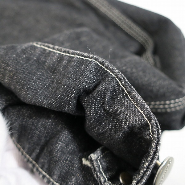 実際に弊社で買取させて頂いたCarhartt/カーハート デニム カバーオール  ブラック 00108-72/Lの画像 6枚目