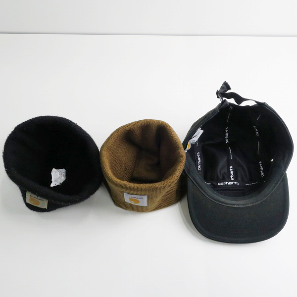 実際に弊社で買取させて頂いたCarhartt/カーハート ビーニー/ニットキャップ/キャップ 3点セットの画像 2枚目