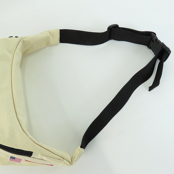 実際に弊社で買取させて頂いたManhattan Portage/マンハッタンポーテージ ウエストバッグ/クリーム系の画像 2枚目