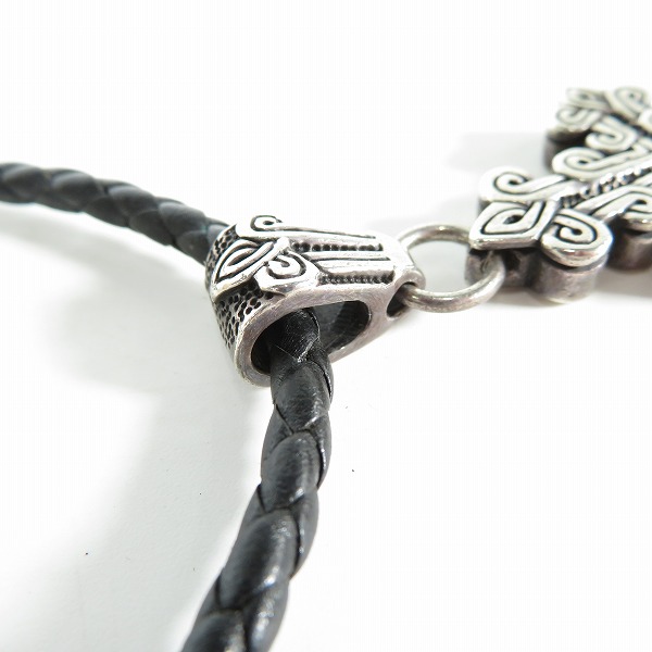 実際に弊社で買取させて頂いた【ギャラ付き】LEATHERS AND TREASURES/レザーズ＆トレジャーズ ケルティッククロス レザーネックレスの画像 3枚目