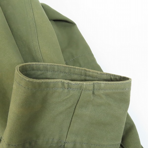 実際に弊社で買取させて頂いた【難あり】DICKIES/ディッキーズ M-65刺繍ジャケット キルトライナー付き/カーキ/143M10WD23/Lの画像 8枚目