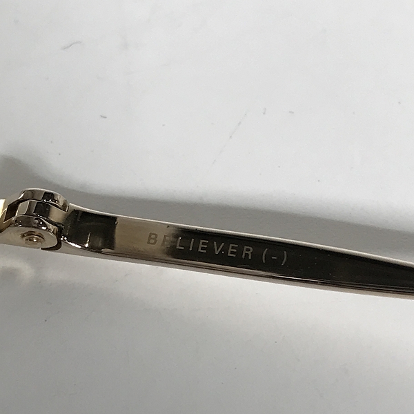 実際に弊社で買取させて頂いたDITA/ディータ BELIEVER/ビリーバー アイウェア/メガネフレーム DTX506-52-01 GOLDの画像 5枚目