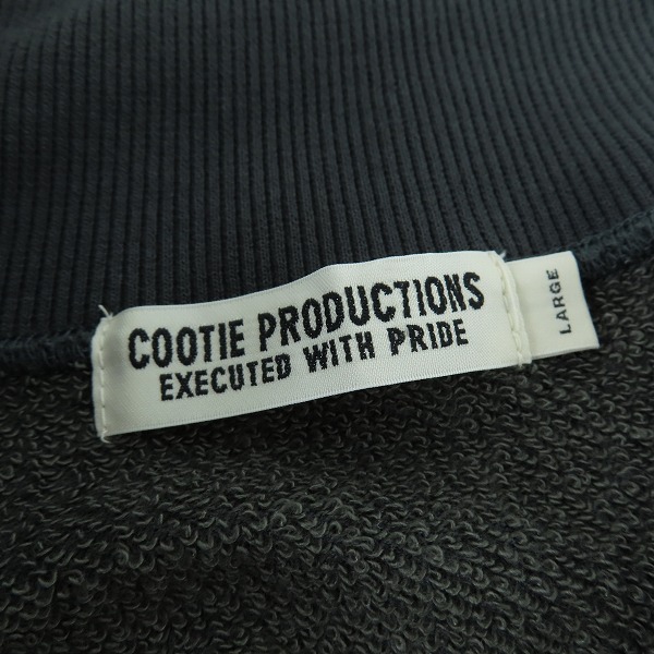 実際に弊社で買取させて頂いたCOOTIE PRODUCTIONS/クーティープロダクションズ ハーフジップ スウェット/Lの画像 2枚目