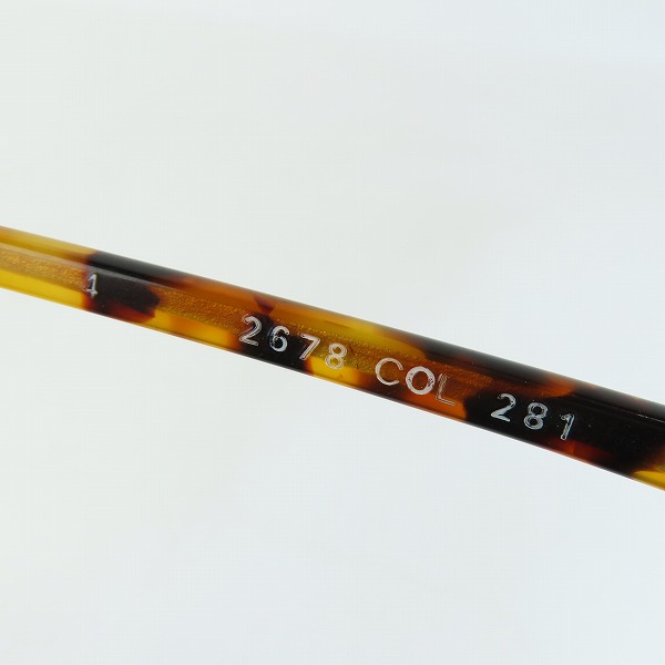 実際に弊社で買取させて頂いたalain mikli paris/アランミクリ メガネ/アイウェア 2678の画像 7枚目