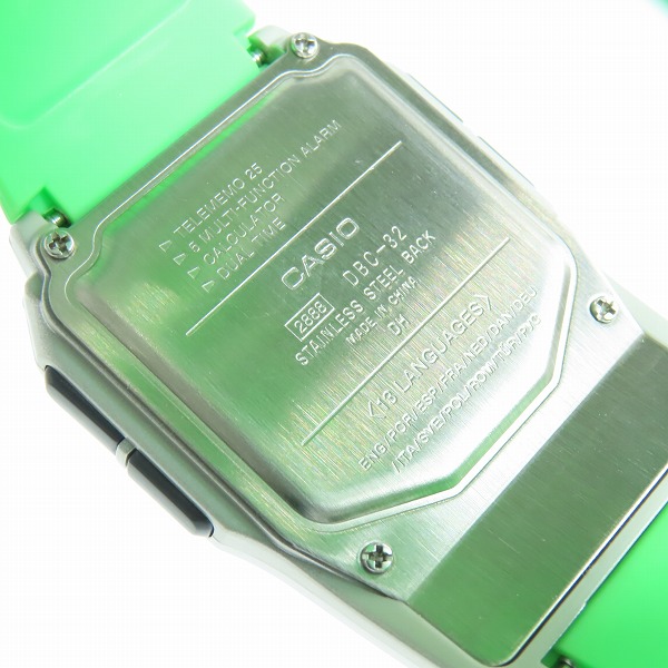 実際に弊社で買取させて頂いたCASIO/カシオ DATA BANKデータバンク  モンドスタイル’08 腕時計 DBC-32C-3BJFの画像 3枚目