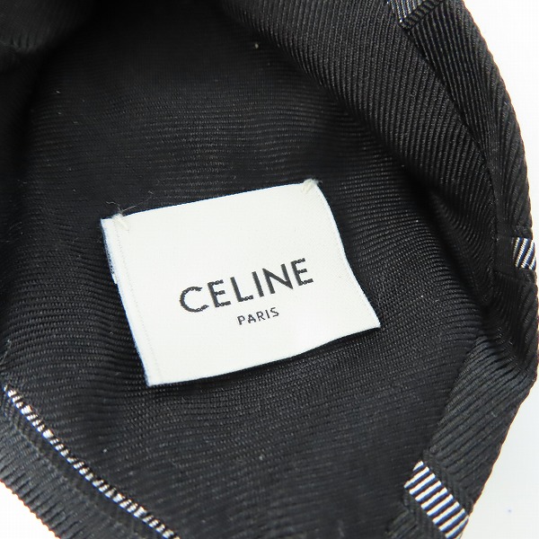 実際に弊社で買取させて頂いたceline/セリーヌ カレッジストライプ シルク ネクタイの画像 3枚目