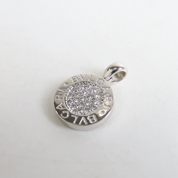 実際に弊社で買取させて頂いたBVLGARI/ブルガリ ブルガリブルガリ AU750/K18WG×ダイヤモンド ペンダントトップ