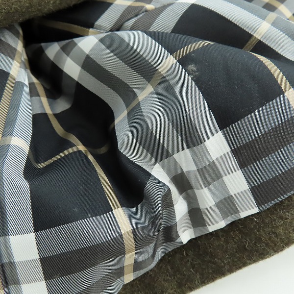 実際に弊社で買取させて頂いたBURBERRY BLUE LABEL/バーバリーブルーレーベル ショートウールPコート/ジャケット/Mの画像 6枚目
