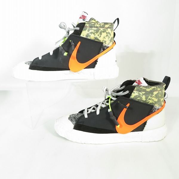実際に弊社で買取させて頂いたNIKE×READYMADE/ナイキ×レディメイド BLAZER MID BLACK ブレーザー ミッド CZ3589-001/28の画像 3枚目