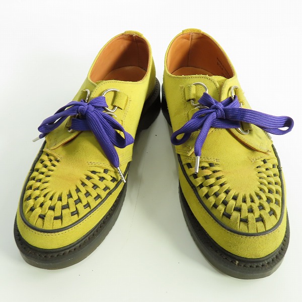 実際に弊社で買取させて頂いたGEORGE COX ×KAIKO/ジョージコックス Gibson/ギブソン ラバーソール シューズ ブラック 12030/6.5