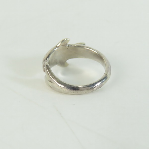 実際に弊社で買取させて頂いたHOLLYWOOD RANCH MARKET/ハリウッドランチマーケット ドルフィン/イルカ リング 17号の画像 2枚目