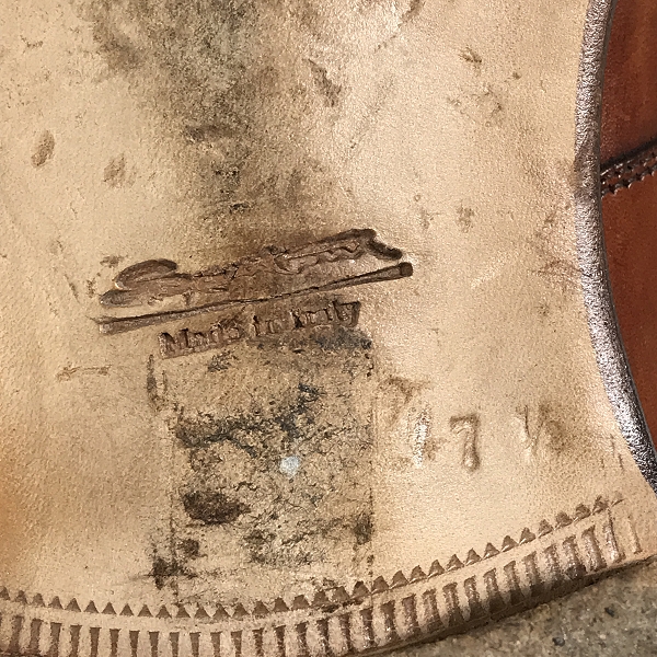 実際に弊社で買取させて頂いたSantoni/サントーニ シングルモンクストラップシューズ ドレスシューズ/7.5の画像 6枚目