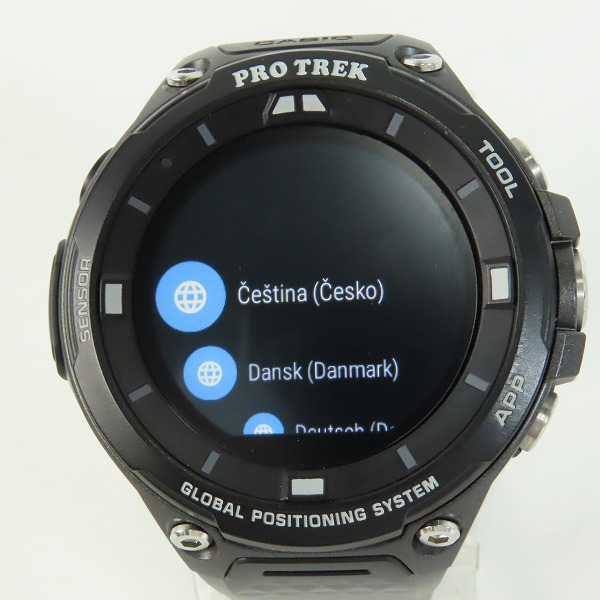 実際に弊社で買取させて頂いたCASIO/カシオ PRO TREK Smart アウトドアウォッチ/腕時計 ブラック WSD-F20-BK