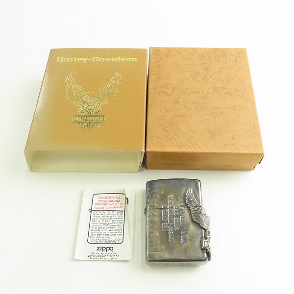 実際に弊社で買取させて頂いたZIPPO/ジッポー HARLEY DAVIDSON/ハーレーダビッドソン サイドメタル/1994年製 の画像 7枚目