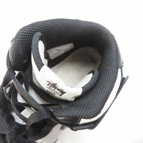 実際に弊社で買取させて頂いたNIKE×STUSSY/ナイキ×ステューシー AIR FORCE 1 '07 MID SP/エアフォース1 ミッド DJ7840-002/27の画像 4枚目