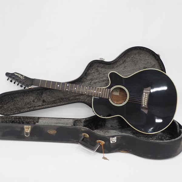 実際に弊社で買取させて頂いた★【難有り】Takamine/タカミネ PT-106-6/PT106-6 エレアコ/アコースティックギター 1990年製 ハードケース付 