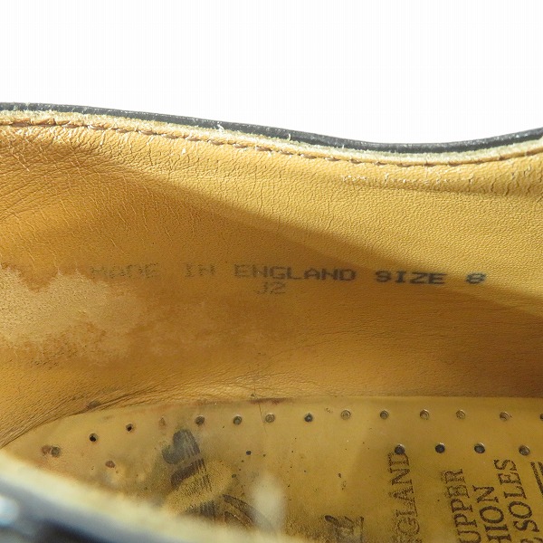 実際に弊社で買取させて頂いたDr.martens/ドクターマーチン イングランド製 4ホールレザーシューズ/8の画像 5枚目