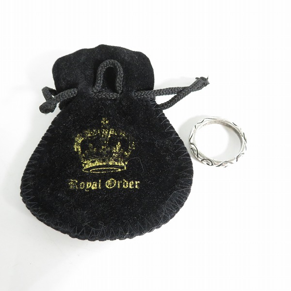 実際に弊社で買取させて頂いたROYAL ORDER/ロイヤルオーダー RIBBON BAND/リボンバンドリング/18号の画像 9枚目