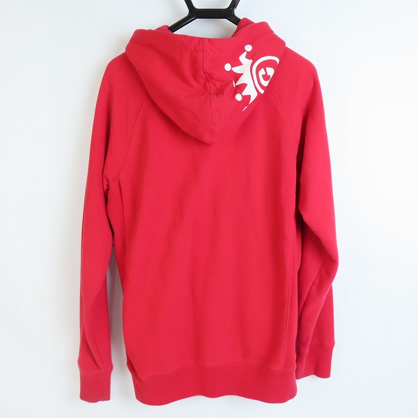 実際に弊社で買取させて頂いたSTUSSY/ステューシー ジップアップ パーカー レッド /Mの画像 1枚目