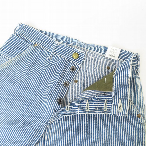 実際に弊社で買取させて頂いたSUGAR CANE/シュガーケーン ウォバッシュストライプ ペインターパンツ/Sの画像 2枚目