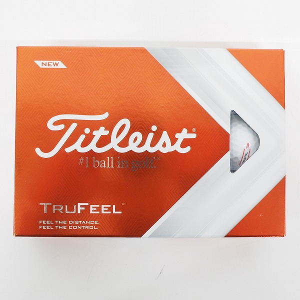 実際に弊社で買取させて頂いた 【未使用】Titleist/タイトリスト TRUFEEL ゴルフボール ホワイト 1ダース の画像 2枚目