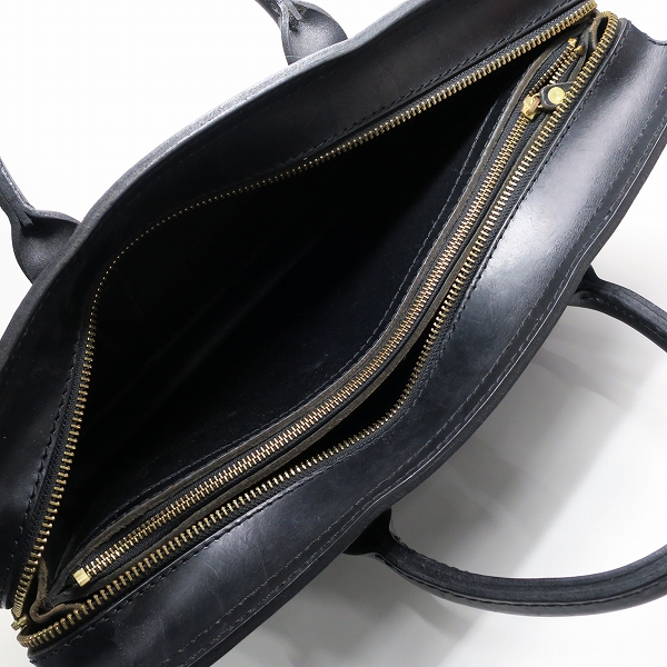 実際に弊社で買取させて頂いたHERZ/ヘルツ 二本手ビジネスバッグ レザーブリーフケース BW-24の画像 3枚目